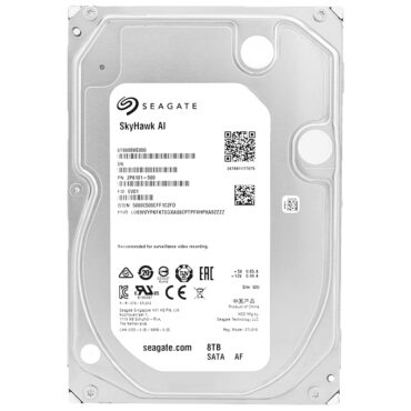Seagate SkyHawk AI ST8000VE000 8Tb 256Mb Cache 7200Rpm Sata III 3,5'' Zoll