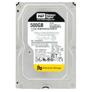 Festplatte Western Digital 500GB WD5003ABYX 64MB 7200U/min Sata II 3,5"