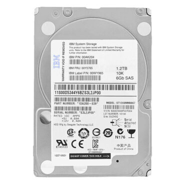 Festplatte IBM ST1200MM0007 1.2TB 10 000Rpm SAS II 2.5'' 00AK204 00Y5765