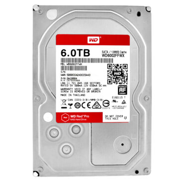 WD RED PRO 6TB WD6002FFWX 7200 RPM SATA III 128MB Cache 3.5'' Zoll