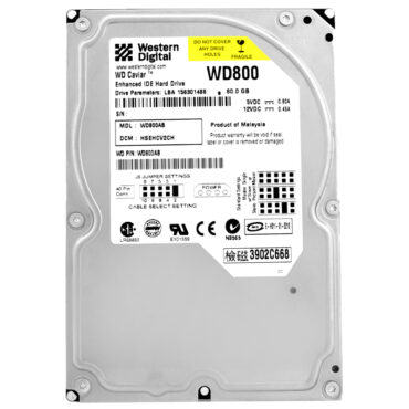 Festplatte WD WD800AB 80GB 2Mb Cache 5400Rpm Ata 3.5'' Zoll