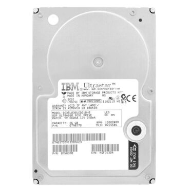 Festplatte IBM IC35L036UCD210-0 36Gb 10000Rpm SCSI 80PIN 07N6370 3.5'' Zoll