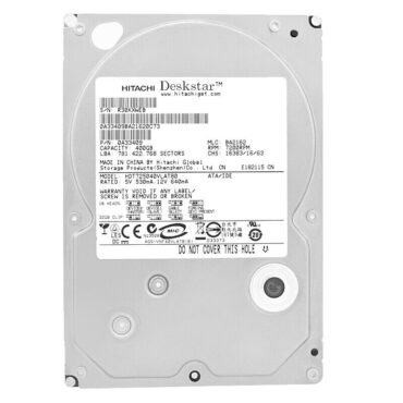 Festplatte Hitachi 400Gb HDT725040VLAT80 8Mb Cache 7200Rpm PATA 3,5" Zoll
