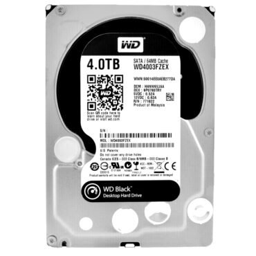 Western Digital Black 4TB WD4003FZEX 7200 RPM 64MB Sata III 3,5 Zoll