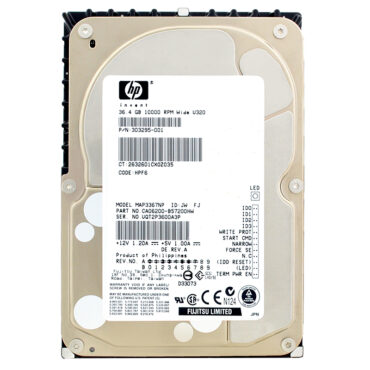 Festplatte HP 36GB MAP3367NP 68-PIN 10000Rpm 3,5" Zoll 303295-001