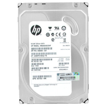 Festplatte HP MB0500GCEHF 500GB 7200Rpm Sata III 3,5" Zoll 658084-001