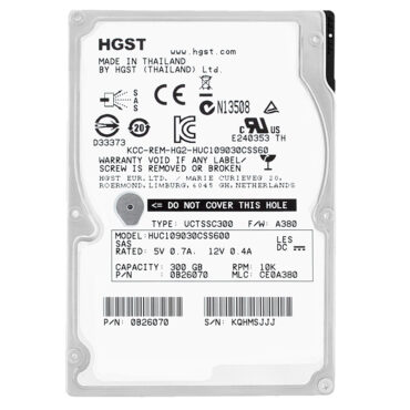 Festplatte HGST HUC109030CSS600 300GB 10 000Rpm Sas II 64Mb Cache 2.5'' Zoll