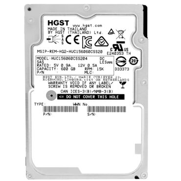 Festplatte HGST HUC156060CSS204 600GB 15000Rpm 128Mb SAS III 2.5''