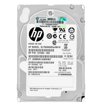 Festplatte HP SLTN0900S5XNN010 900GB 10K Sas2 64Mb Cache 2.5" Zoll 727290-002