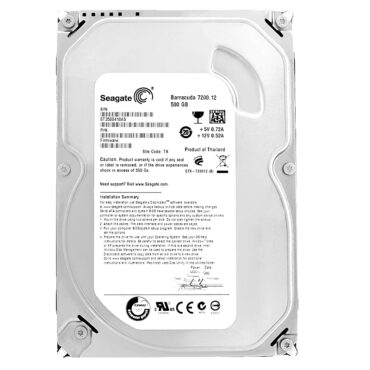 Festplatte Seagate 500Gb ST3500418AS 16Mb Cache 7,2K Sata II 3,5''