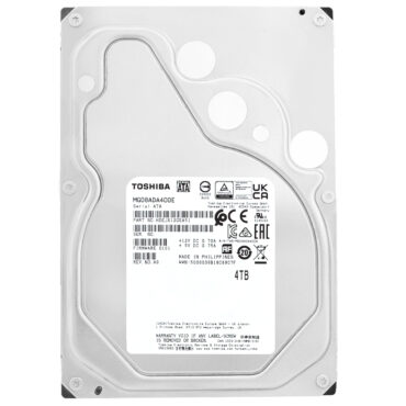 Festplatte Toshiba 4TB MG08ADA400E 256MB 7200RPM Sata III 3,5" Zoll