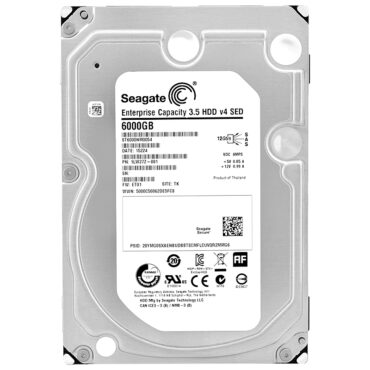 Festplatte Seagate ST6000NM0054 6TB 7200Rpm SED SAS III 3.5'' Zoll