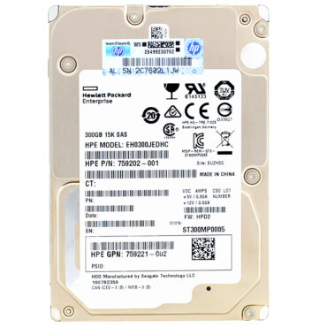 HP EH0300JEDHC 300GB 15000 RPM SAS III 2.5'' Zoll 759202-001