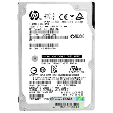 HP EG1200FDNJT 1.2TB SAS II 10000 RPM 2.5" Zoll 726480-001