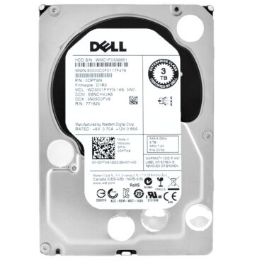 Festplatte Dell 3Tb WD3001FYYG 32Mb Cache 7200Rpm Sas II 3,5" Zoll 0DPTW9