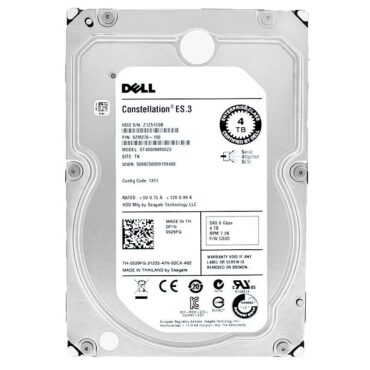 Festplatte Dell ST4000NM0023 4TB 7200Rpm 128Mb Cache Sas 3.5'' Zoll 0529FG