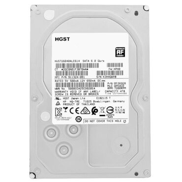 HGST 4Tb HUS726040ALE614 128Mb Cache Sata III 7200RPM 3,5" Zoll Ultrastar