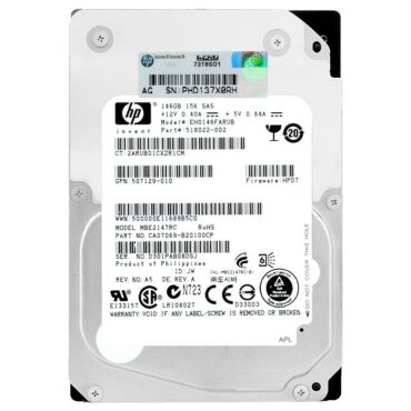 Festplatte HP EH0146FARUB 146GB 10000Rpm Sas II 2.5'' Zoll 518022-002