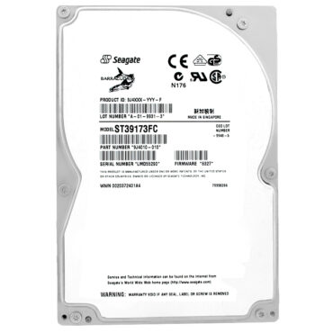 Festplatte Seagate ST39173FC 9Gb 7200Rpm FC 3.5'' Zoll