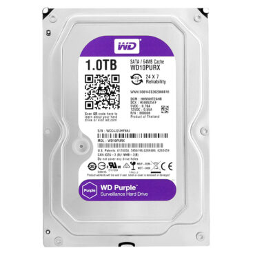 Western Digital Purple 1TB WD10PURX 64MB SATA III 5400Rpm 3,5" Zoll