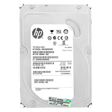 Festplatte HP 1Tb MB1000GCEHH 32Mb Cache 7200Rpm Sata III 658084-002