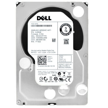 Festplatte Dell 3TB WD3000FYYX 7200Rpm Sata II 3,5" Zoll 0J2W28