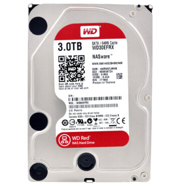 WD Red WD30EFRX 3TB 5400Rpm 64Mb Cache Sata III 3.5" Zoll
