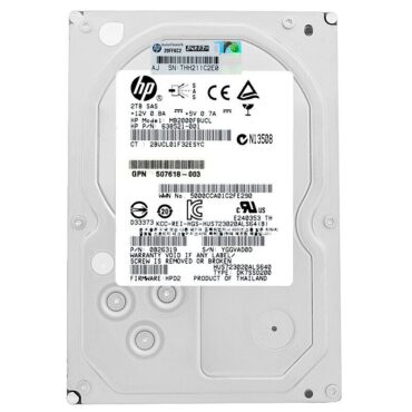 Festplatte HP MB2000FBUCL 2TB 7200Rpm Sas II 3.5'' Zoll 638521-001