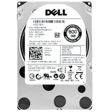Dell WD6001BKHG 600GB 10000Rpm 32Mb Cache Sas II 2.5'' 096G91