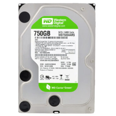 Festplatte Western Digital 750GB WD7500AARS 64MB 7200U/min Sata III 3,5" Zoll