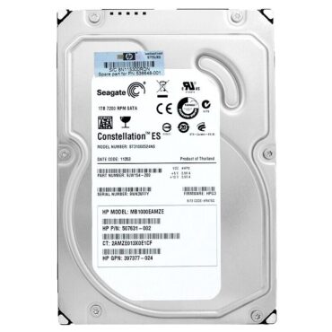 Festplatte HP MB1000EAMZE  1TB 7200Rpm 32Mb Cache Sata II 3,5" Zoll 507631-002