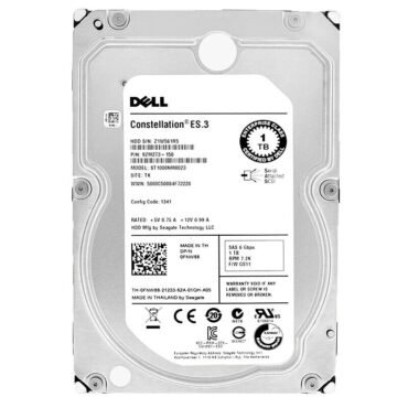 Festplatte Dell 1Tb ST1000NM0023 128Mb Cache 7200Rpm Sas II 0FNW88 3,5" Zoll