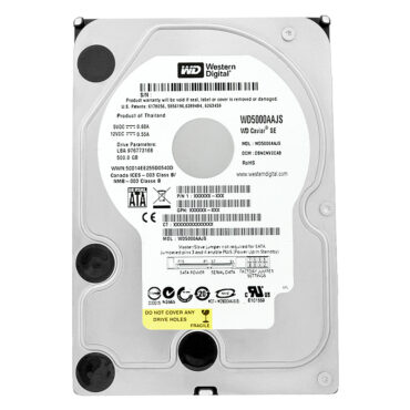 Festplatte Western Digital 500GB WD5000AAJS 8Mb Cache 7200Rpm Sata II 3,5" Zoll