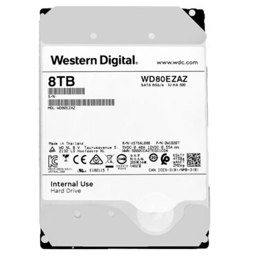 Western Digital WD80EZAZ 8TB 5400RPM 256Mb Cache SATA III 3.5'' Zoll