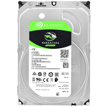 Seagate Barracuda ST4000DM004 4TB 5400Rpm 256Mb Cache Sata III 3,5" Zoll