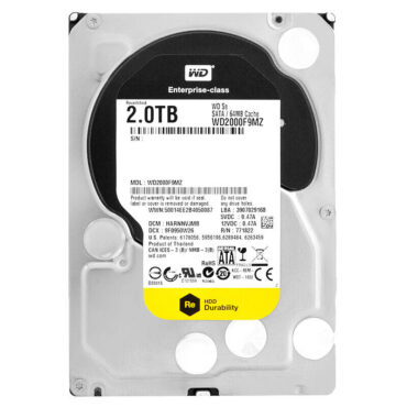 Festplatte Western Digital 2 TB WD2000F9MZ Rec Sata III 7200RPM 64MB 3,5" Zoll