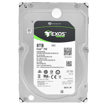 Seagate Exos ST8000NM0055 8TB SATA III 256MB Cache 7200Rpm 3,5'' Zoll