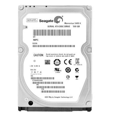 Seagate Momentus 500Gb ST9500325AS 8Mb Cache 5400Rpm SATA II 2,5"