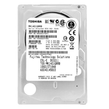 Festplatte Toshiba MK1401GRRB 146GB 15000Rpm 32Mb SAS II 2,5'' Zoll