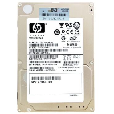 Festplatte HP DG0300BAHZQ 300GB 10 000Rpm Sas 2,5" Zoll 492619-002