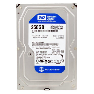 Festplatte Western Digital Blue 250GB WD2500AAKX 16MB 7200U/min Sata III 3.5"