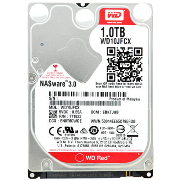 Wd Red WD10JFCX 1TB 5400RPM SATA III 2,5" Zoll