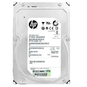 Festplatte HP MB3000EBKAB 3TB SATA 7200Rpm 3.5'' Zoll 614826-001