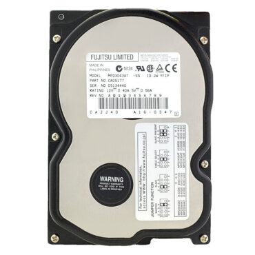 Festplatte Fujitsu MPD3043AT CA05177-B93200EW 4.32 GB IDE ATA 3.5" Zoll