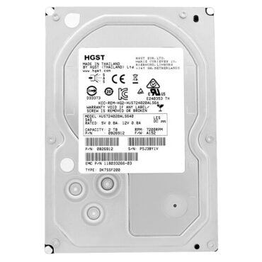 HGST 2Tb HUS724020ALS640 64Mb Cache HDD Sas II 7200RPM 3,5" Zoll Ultrastar