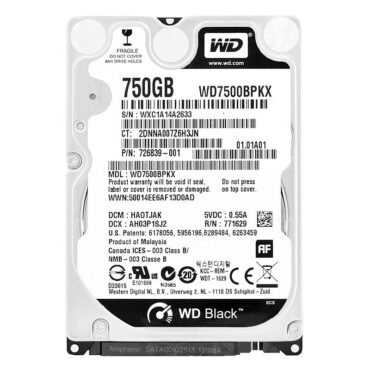 WD Black WD7500BPKX 750GB 7200Rpm 16MB SATA III 2.5"