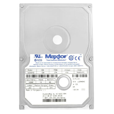 Maxtor 32049H2 DiamondMax VL 40 20.4GB 5400RPM Ata 3.5" Zoll