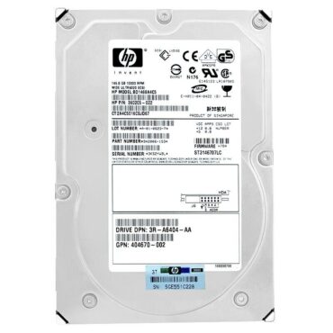 Festplatte HP BD1468A4C5 146.8 GB 10000Rpm U320 80-Pin 3,5" Zoll 360205-022
