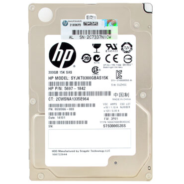 Festplatte HP SYJKT0300GBAS15K 300GB SAS II 15000Rpm 2.5'' 5697-1842