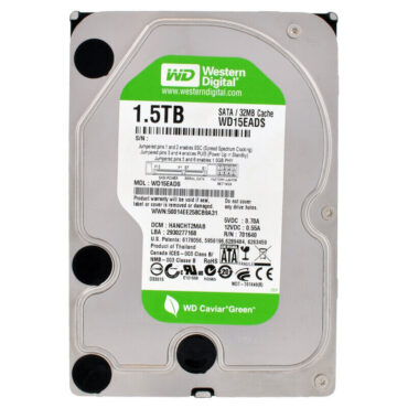 Western Digital 1,5TB WD15EADS Sata II 32MB 5400U/min Hot Swap 3,5 Zoll